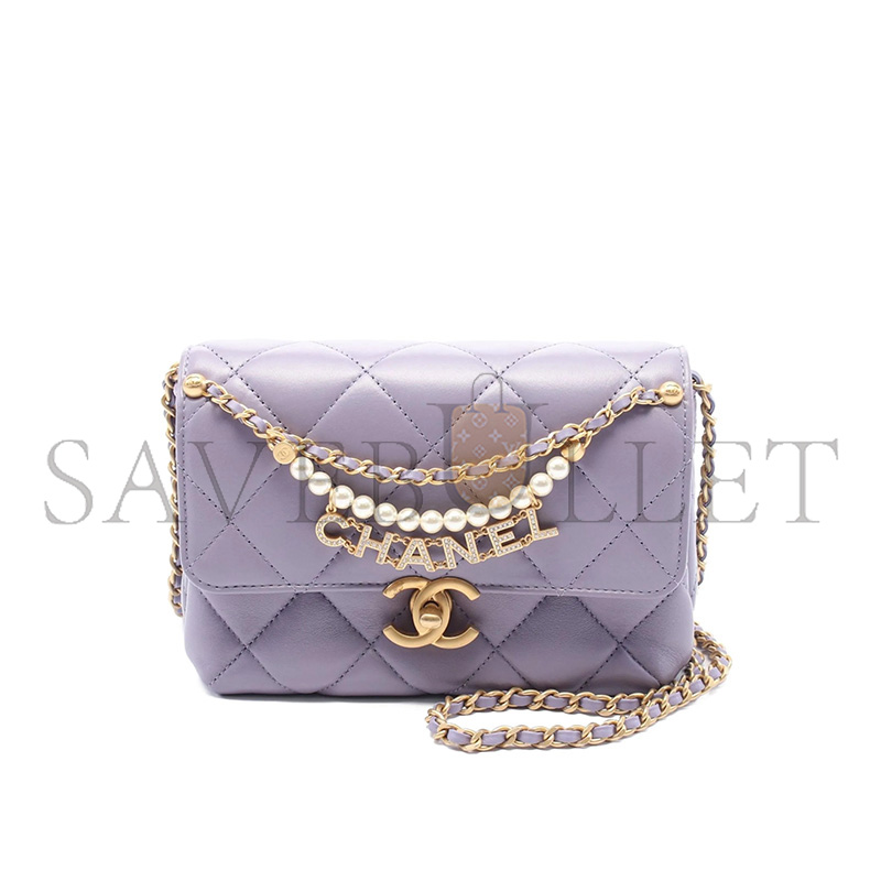 ch*el Di*m*nd flap shoulder bag (19*13*9cm)